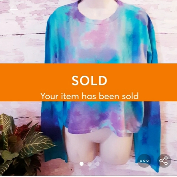 PINK Victoria's Secret Tops - 🚨Sold🚨🚨, Custom Tie Dyed Girlfriend longsleeve